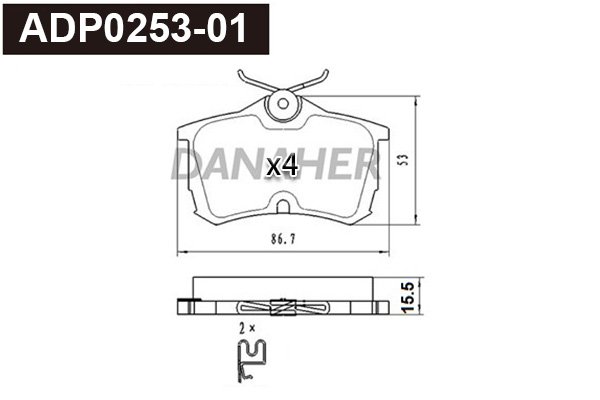 DANAHER ADP0253-01