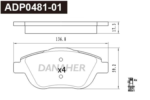 DANAHER ADP0481-01