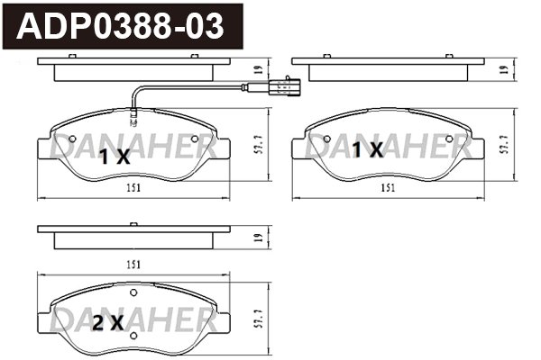 DANAHER ADP0388-03