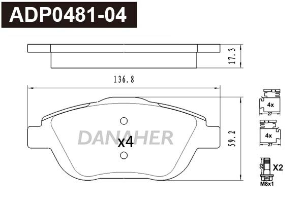 DANAHER ADP0481-04