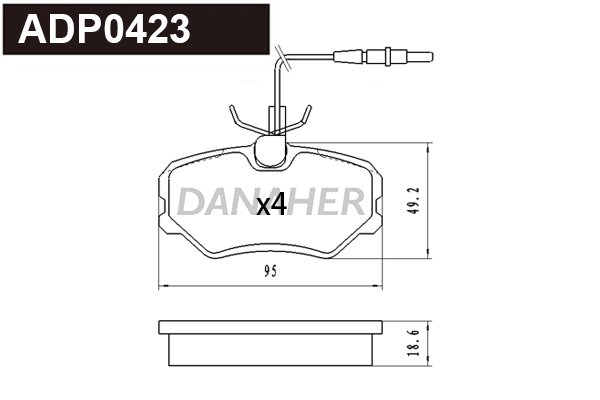 DANAHER ADP0423