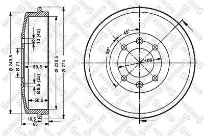 STELLOX 6025-3708-SX