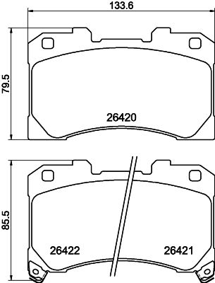 HELLA PAGID 8DB 355 041-061 HELLA PAGID 8DB 355 041-061