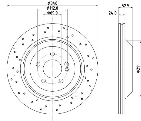 HELLA PAGID 8DD 355 134-552 HELLA PAGID 8DD 355 134-552