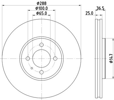 HELLA PAGID 8DD 355 131-991 HELLA PAGID 8DD 355 131-991