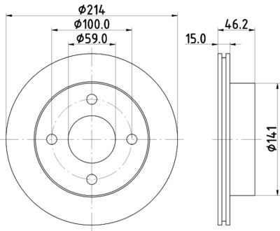 HELLA PAGID 8DD 355 103-981 HELLA PAGID 8DD 355 103-981