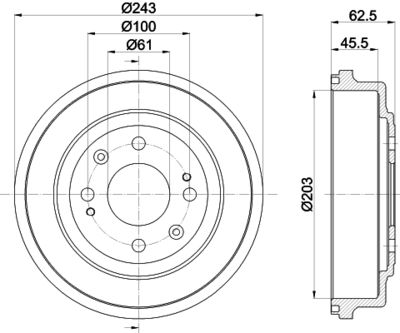 HELLA PAGID 8DT 355 300-231