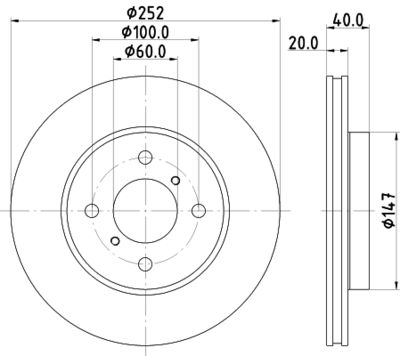 HELLA PAGID 8DD 355 126-621 HELLA PAGID 8DD 355 126-621