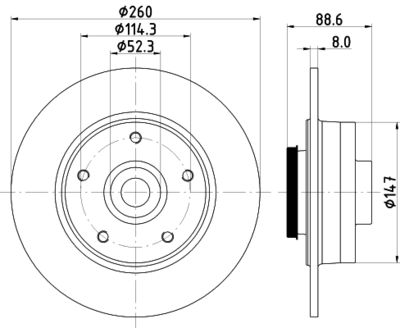 HELLA PAGID 8DD 355 126-481 HELLA PAGID 8DD 355 126-481