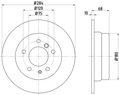 HELLA PAGID 8DD 355 100-661 HELLA PAGID 8DD 355 100-661