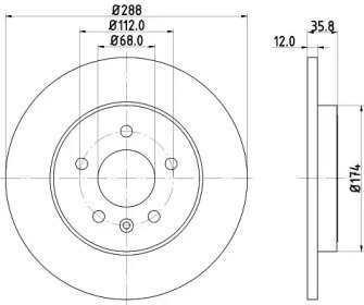 HELLA PAGID 8DD 355 111-812 HELLA PAGID 8DD 355 111-812