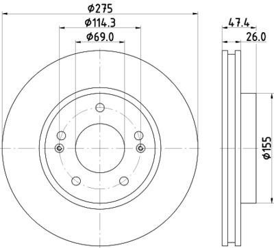 HELLA PAGID 8DD 355 118-321 HELLA PAGID 8DD 355 118-321
