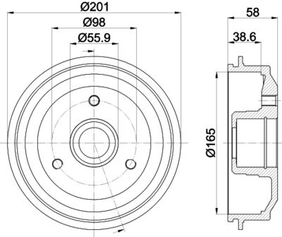 HELLA PAGID 8DT 355 300-051