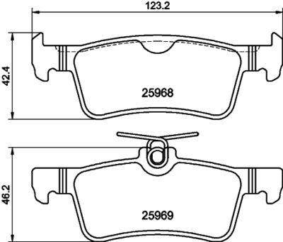 HELLA PAGID 8DB 355 021-701 HELLA PAGID 8DB 355 021-701