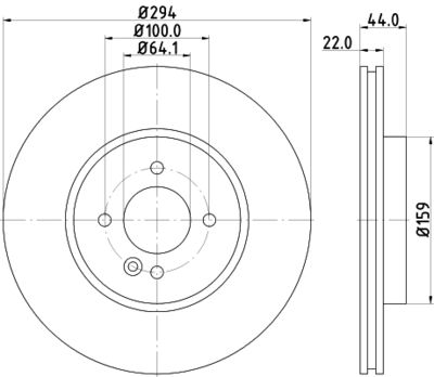HELLA PAGID 8DD 355 115-871 HELLA PAGID 8DD 355 115-871