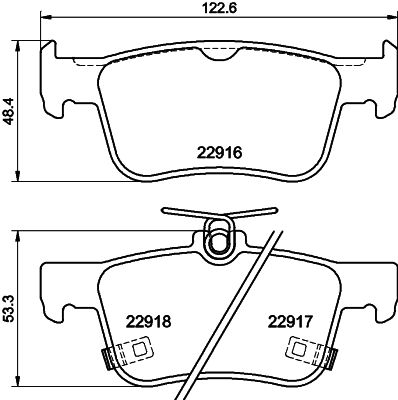 HELLA PAGID 8DB 355 040-871 HELLA PAGID 8DB 355 040-871