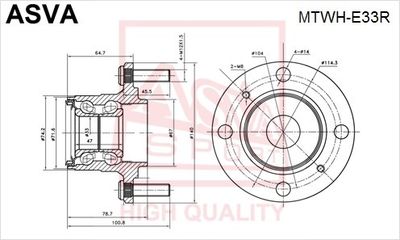 ASVA MTWH-E33R