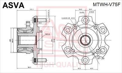 ASVA MTWH-V75F