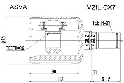 ASVA MZIL-CX7