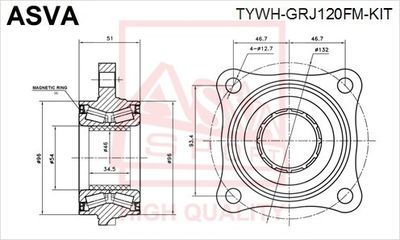 ASVA TYWH-GRJ120FM-KIT