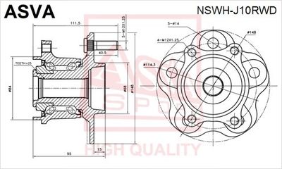 ASVA NSWH-J10RWD