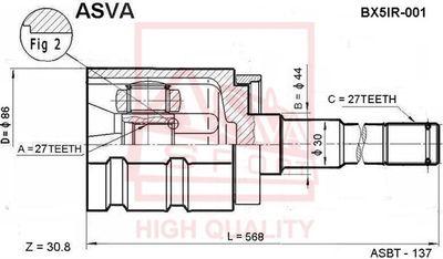 ASVA BX5IR-001