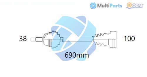 ODM-MULTIPARTS 18-215050 ODM-MULTIPARTS 18-215050