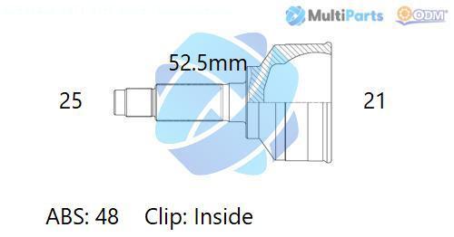 ODM-MULTIPARTS 12-080700