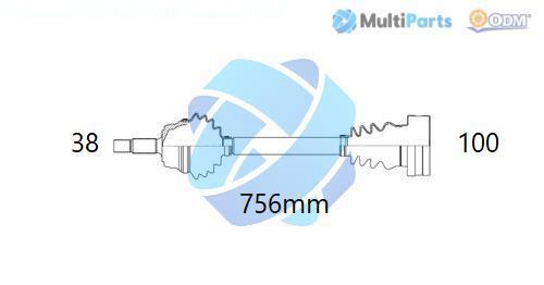 ODM-MULTIPARTS 18-216050 ODM-MULTIPARTS 18-216050