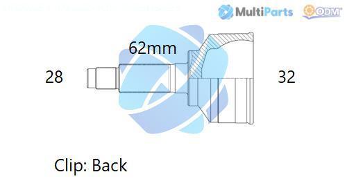 ODM-MULTIPARTS 12-050435