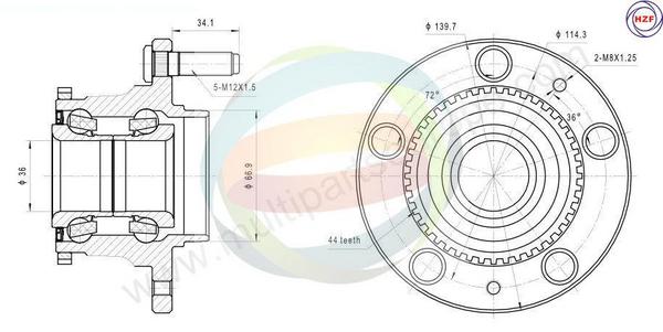 ODM-MULTIPARTS 70-050041