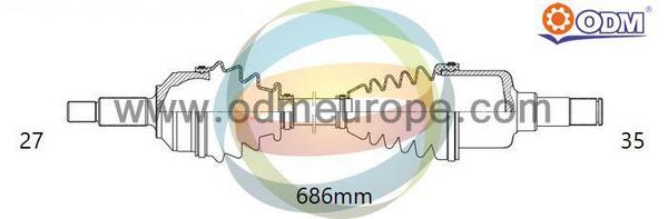 ODM-MULTIPARTS 18-015400 ODM-MULTIPARTS 18-015400