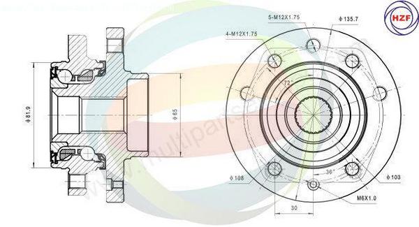 ODM-MULTIPARTS 70-150033