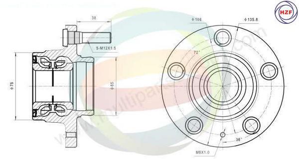 ODM-MULTIPARTS 70-150002