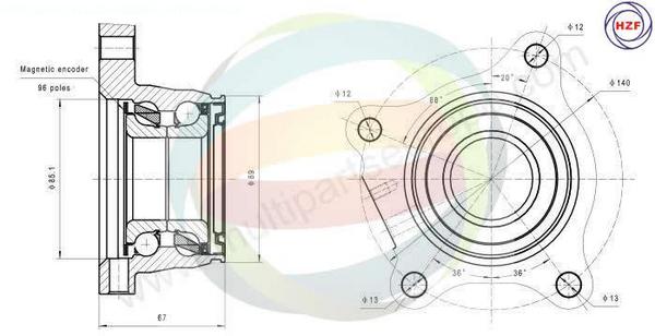 ODM-MULTIPARTS 70-090099