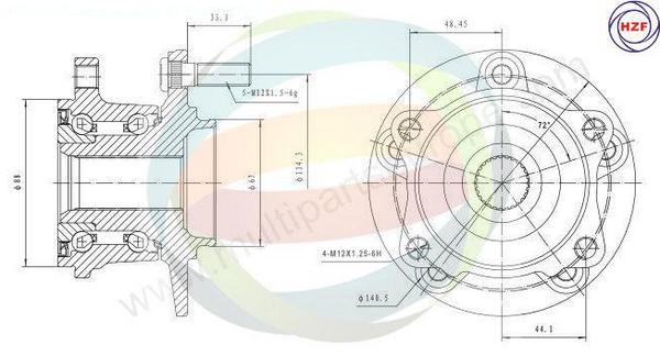 ODM-MULTIPARTS 70-160009