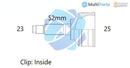 ODM-MULTIPARTS 12-040885