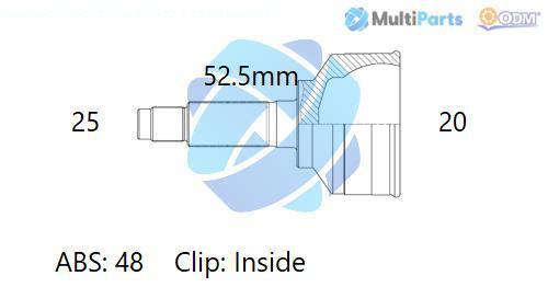 ODM-MULTIPARTS 12-080705