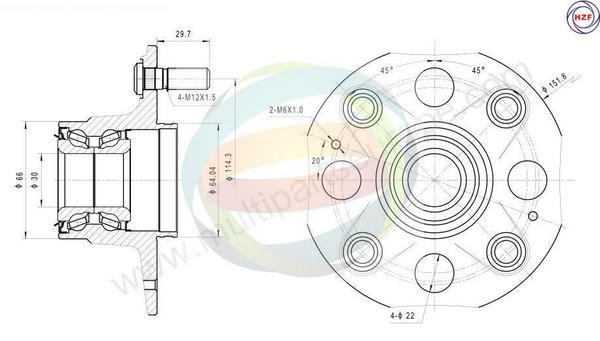 ODM-MULTIPARTS 70-040008