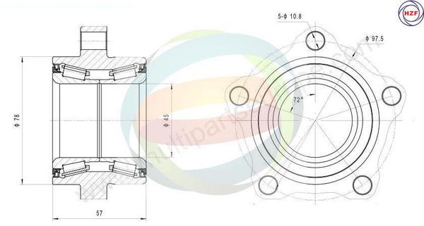 ODM-MULTIPARTS 70-010077