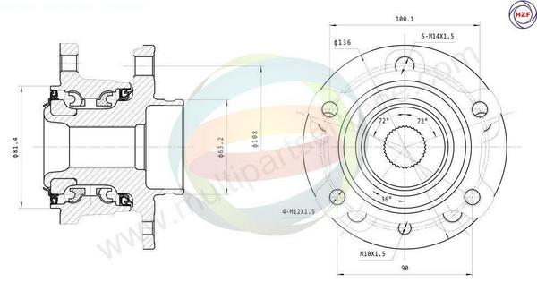 ODM-MULTIPARTS 70-150036