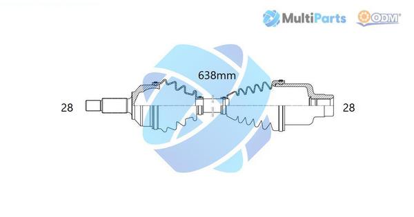 ODM-MULTIPARTS 18-052520 ODM-MULTIPARTS 18-052520