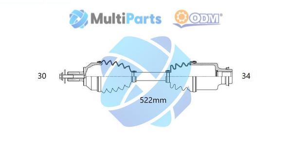 ODM-MULTIPARTS 18-141250