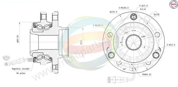 ODM-MULTIPARTS 70-230015 ODM-MULTIPARTS 70-230015