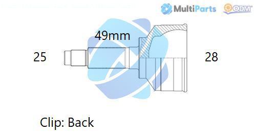 ODM-MULTIPARTS 12-300749