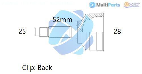 ODM-MULTIPARTS 12-300746