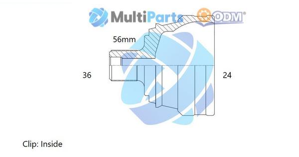 ODM-MULTIPARTS 12-151986