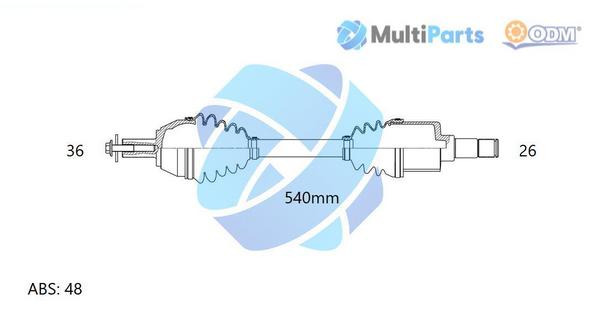 ODM-MULTIPARTS 18-151501