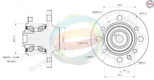 ODM-MULTIPARTS 70-340053