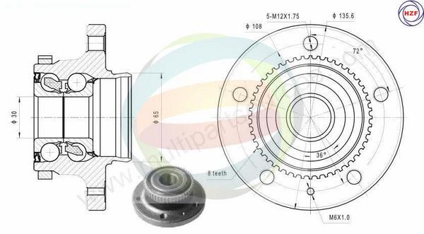 ODM-MULTIPARTS 70-150019